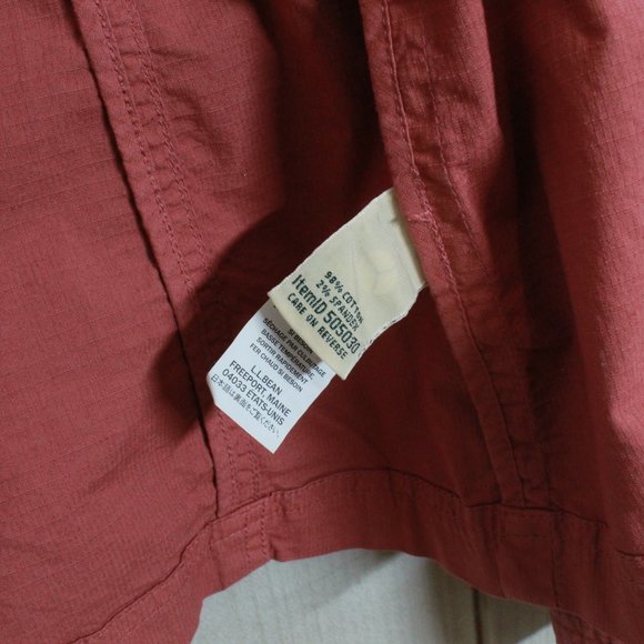 LL BEAN Women's Pink Ripstop Field Jacket Size XS - Picture 12 of 13